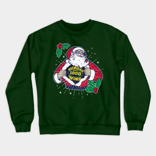 Santa Claus is a Michigan Fan Funny Crewneck Sweatshirt